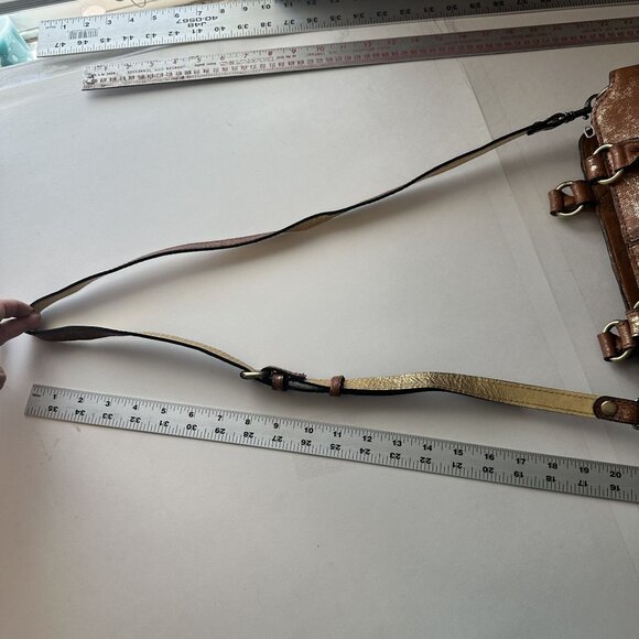 Patricia Nash Womens Leather Purse Embroidered Brown Boho Crossbody Handcrafted - Picture 3 of 13